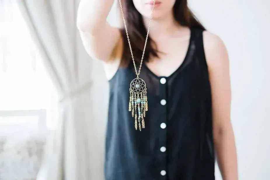 Dreamcatcher Pendant Necklace - linhnguyen9