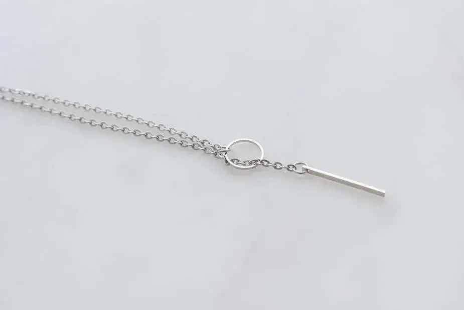 Silver Threader Necklace - linhnguyen9